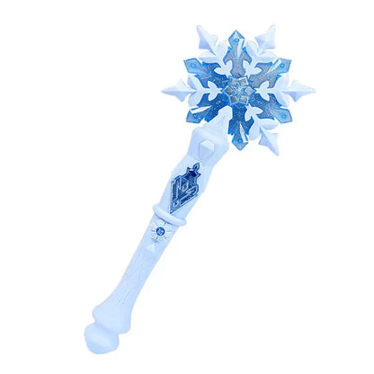 Princess Wands LED Christmas Light Toys - Snowflake LED Wand for Girls, Frozen Snow Filler Decor
