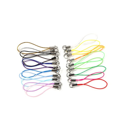 20/50/100PCS Lanyard Strap Cords - Lobster Clasp Rope Keychains for Charms, Pendants, Mobile Accessories & DIY Crafts