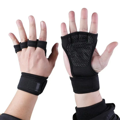 Training Sport Gloves – Half Finger Weightlifting Gloves for Men & Women, Non-Slip Hand, Wrist & Palm Protector for Gym & Bodybuilding