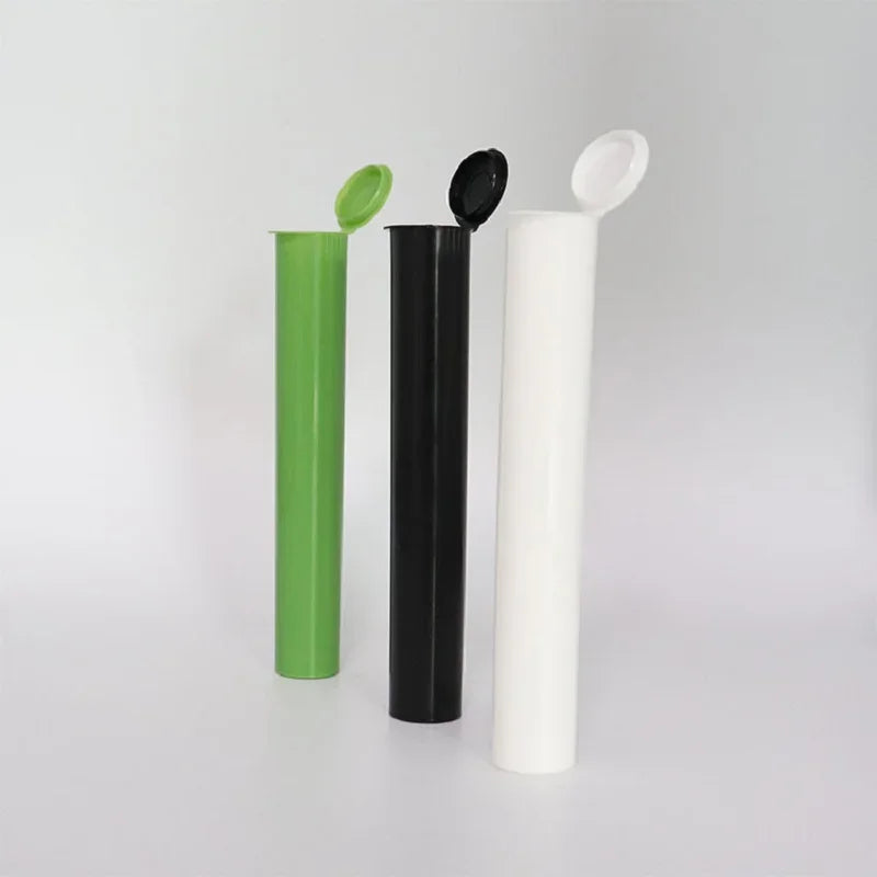 CRUSHER 10PCS King Size Cigarette Paper Tubes – Plastic Pill & Tablet Storage Container