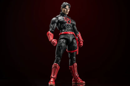 FlefToys Marvel Daredevil Action Figure — 8" Classic Red Shadowland Reborn Black, Devil Defenders Matt Murdock Legends In Stock