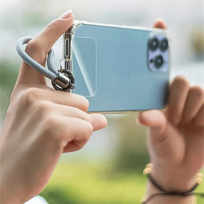 Transparent Phone Anti-Lost Lanyard Card – 1/3/5/10PCS TPU Universal Tether Tab with Loop Hole, Strap Patch & Cord Clip Gasket