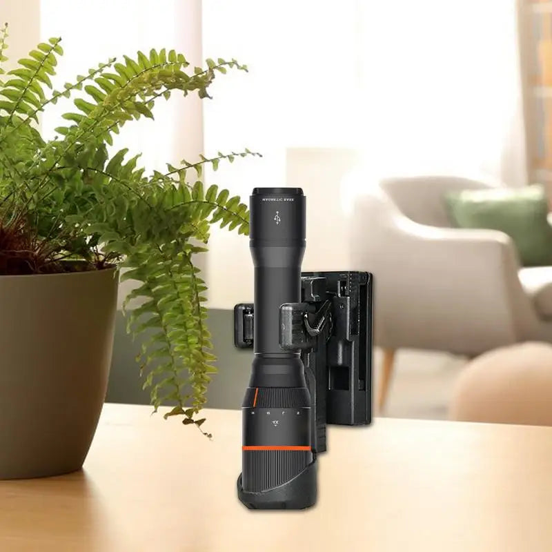 Multipurpose Flashlight Holster - Belt Mount Quick Release Holder Portable Light Carry Case for Outdoor Use
