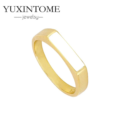 24K Gold-Plated & Silver Enamel Ring – Slim Round Women's Luxury Zircon CZ Ring in Green, Purple, Pink for Wedding & Anniversary