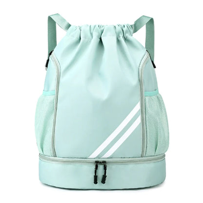 Fitness & Sports Backpack | Gym Bag for Women & Men, Basketball, Soccer, Football Storage with Drawstring Training Knapsack
