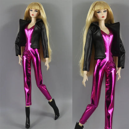 Handmade Jumpsuit Outfit for 11.5" (30cm) Dolls – BJD Clothes & Doll Accessories Gift