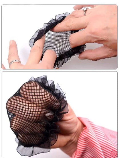 Women’s Ballet Hair Net – Adjustable Elastic Drawstring for High-Quality Weave & Hair Styling