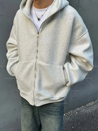 Y2K 3D Backpack Hoodie – Retro Punk Loose Streetwear Jacket for Men