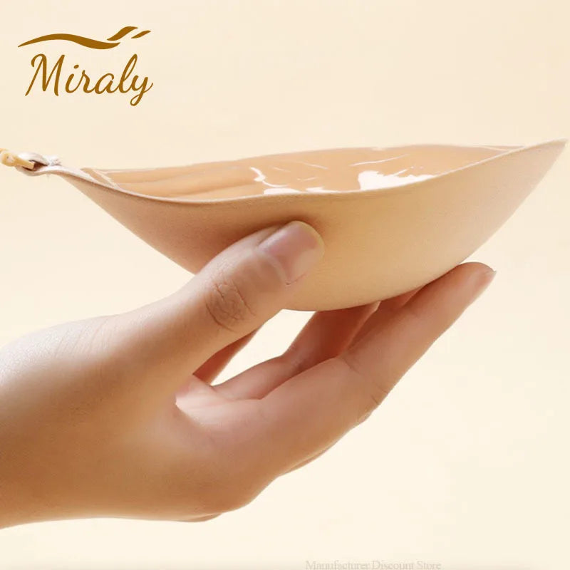 Invisible Strapless Adhesive Bra for Women – Push-Up Silicone Pad Lift, Nude Cover, Sexy Chest Stickers