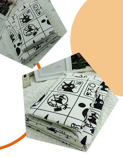 Handmade Fabric Lace Book Jacket — A5/A6/Weeks/Square Diary Protective Cover