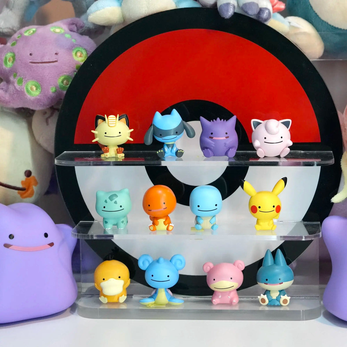 Funism Pokémon Palmsize Wonders Ditto Blind Box - Mini Anime Figure, Desktop Decoration and Collectible Gift