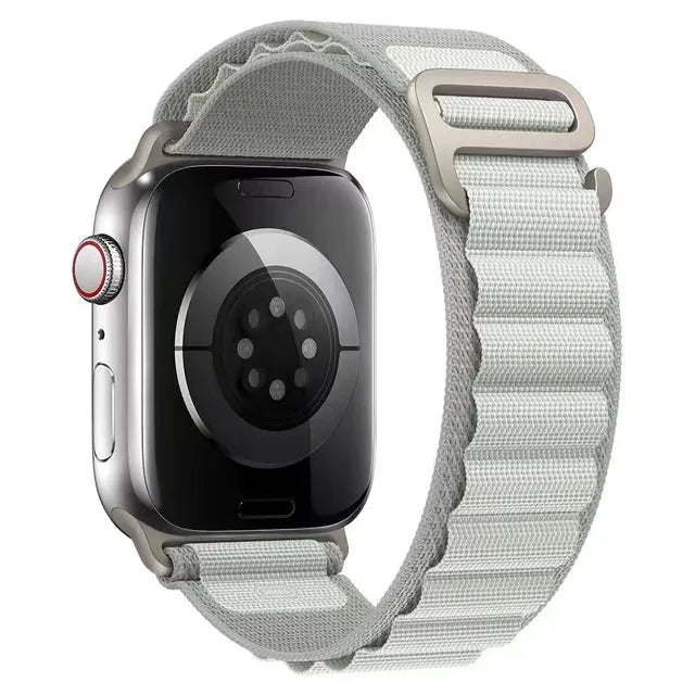 Alpine Loop Nylon Sport Strap for iWatch — Compatible with Series 4–10, 42/46/49mm Bands