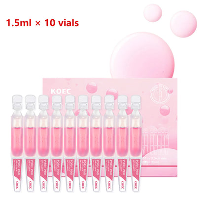 10pcs PDRN Pink One-Day Serum – Deep Moisturizing, Repairing, Brightening & Anti-Sagging Skin Care Essence