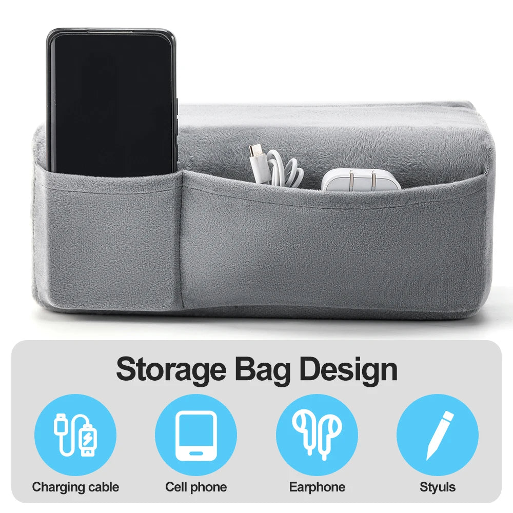 Multi-Functional Tablet Pillow Stand – Foldable 4-Angle Mobile & Tablet Holder for Comfortable Reading & Watching