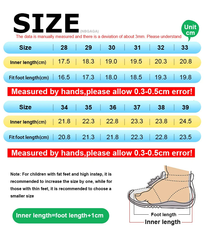 Kids Sport Casual Shoes — Leather Sneakers for Girls & Boys (Ages 5-16), Outdoor Running, Soft Sole, Anti-Slip Walking Footwear