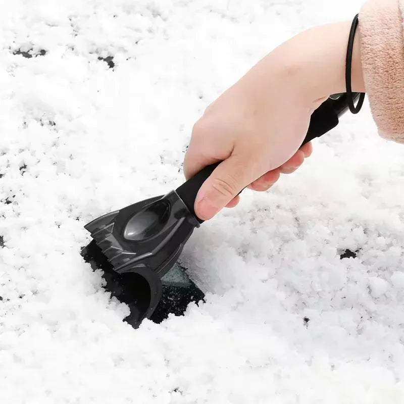 Car Windshield Snow Shovel – Winter Frost & Snow Removal Tool for Windows & Doors