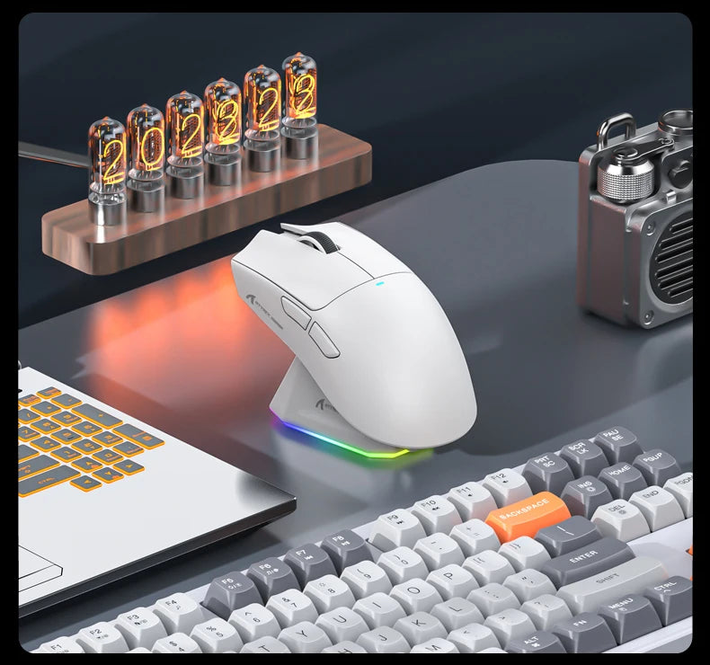 Attack Shark X11 Tri-Mode Wireless Gaming Mouse – 2.4GHz/Wired/Bluetooth PAW3311 22000DPI RGB PC Mouse 400IPS
