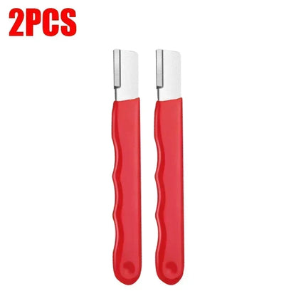 Portable Knife Sharpener - Alloy Steel Manual Knife & Scissor Sharpening Tool