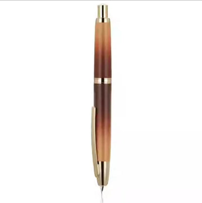 Limited Edition Jinhao 10 Retractable Fountain Pen — EF/F Nib with Ink Converter, Gradient Coffee