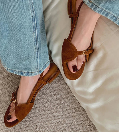Bohemian Style Women's Summer Sandals – Open Toe Flat Beach Shoes for Vacation & Outdoor Wear