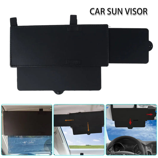 Car Sun Visor Extender - Sunshade Extension Board, Front Side Window Shade, Anti-Glare Shield Blocker for Car Interior Accessories