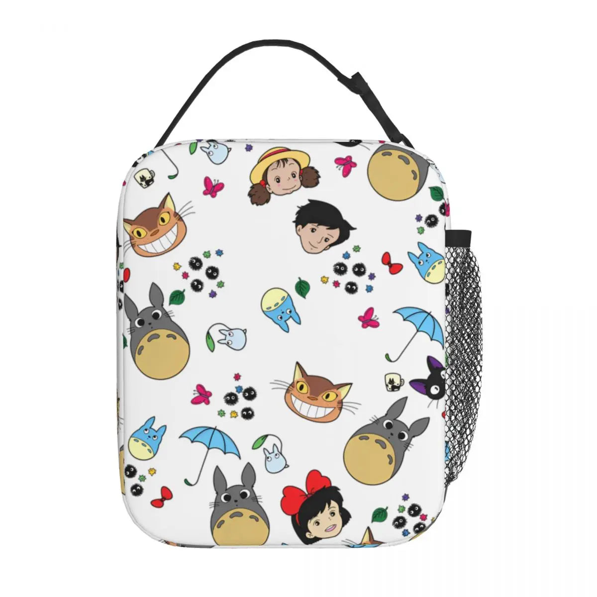 Totoro Miyazaki Anime Insulated Lunch Tote Bag – Portable Thermal Cooler for School & Office