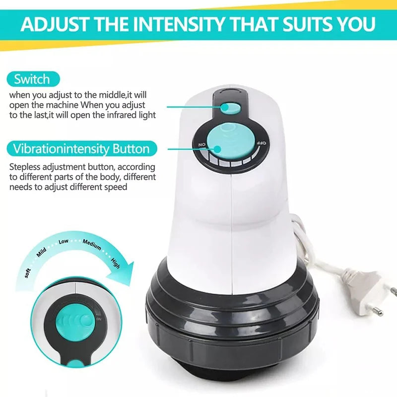 Electric Body Massager — Portable Anti-Cellulite & Stress Relief Health Care Massager for Full Body Relaxation