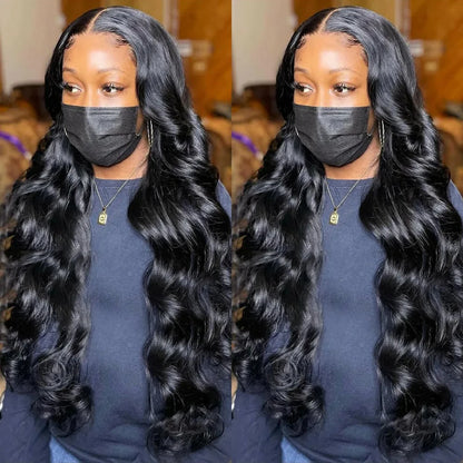 Invisi Strap 360 Lace Front Human Hair Wig – Preplucked 250% Density Body Wave HD Lace, Glueless Wig