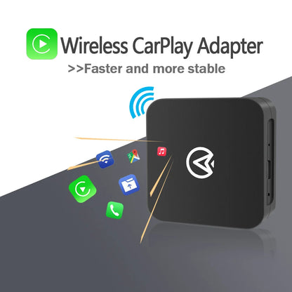 Wireless CarPlay Mini Box Dongle - Android Auto Adapter for Toyota, Mazda, Honda, Hyundai, Kia, VW, Audi, Benz, Ford, Opel, Chery