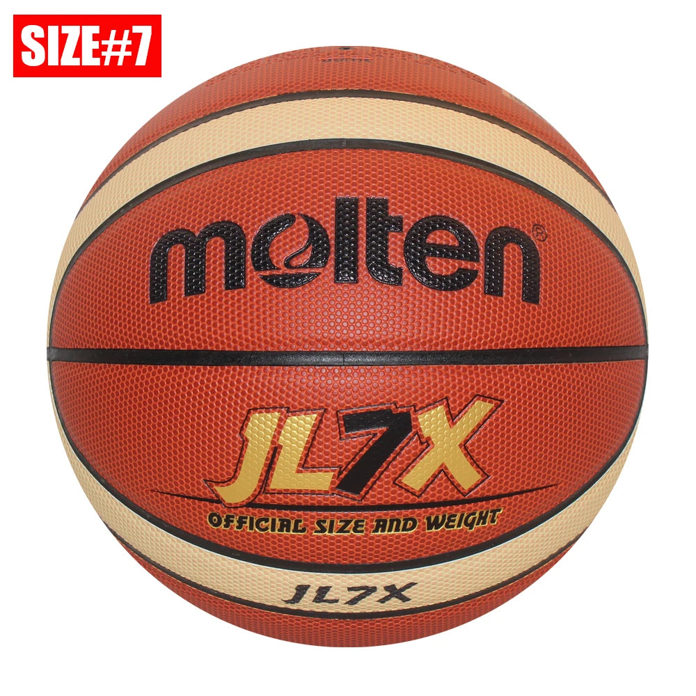 2025 Molten Basketball — Official Size 5/6/7 PU Indoor & Outdoor Ball for Men, Training, Match & Team Games