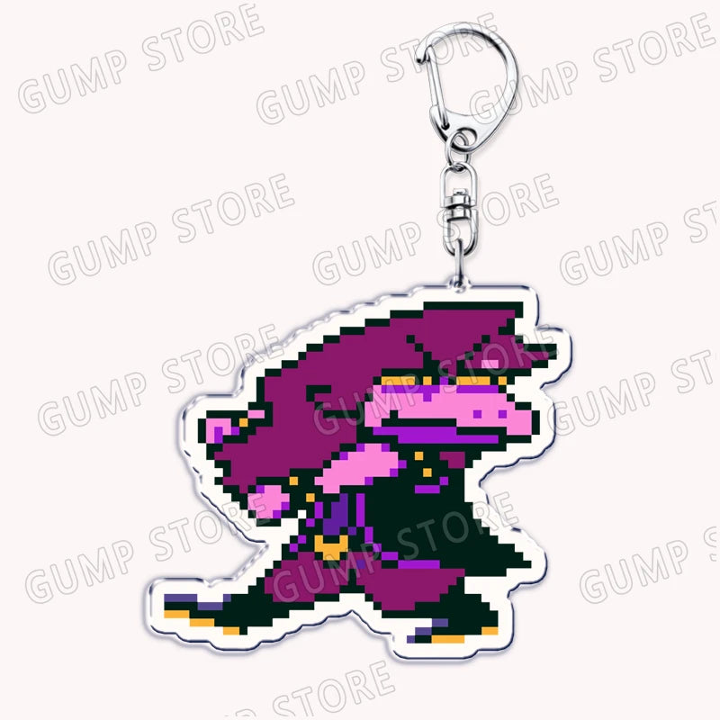 Deltarune & Undertale Keychains – Ralsei, Kris, Susie & Spamton Fan Gaming Accessories