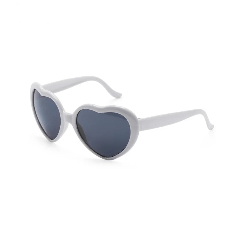 Women’s Fashion Heart-Shaped Glasses Watch - Nighttime Light Diffraction to Heart Shape, Stylish Female Sunglasses