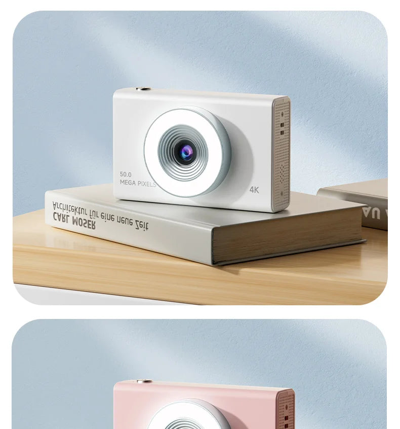 Xiaomi 4K Digital Camera – 50MP Autofocus Portable Retro Camera, CCD Travel & Student Camera