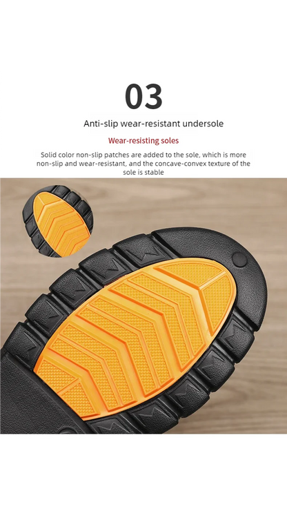 Chef Shoes for Men – Anti-Slip, Oil-Resistant Leather Work Shoes, Plus Size Business Casual with Soft Sole & Comfort