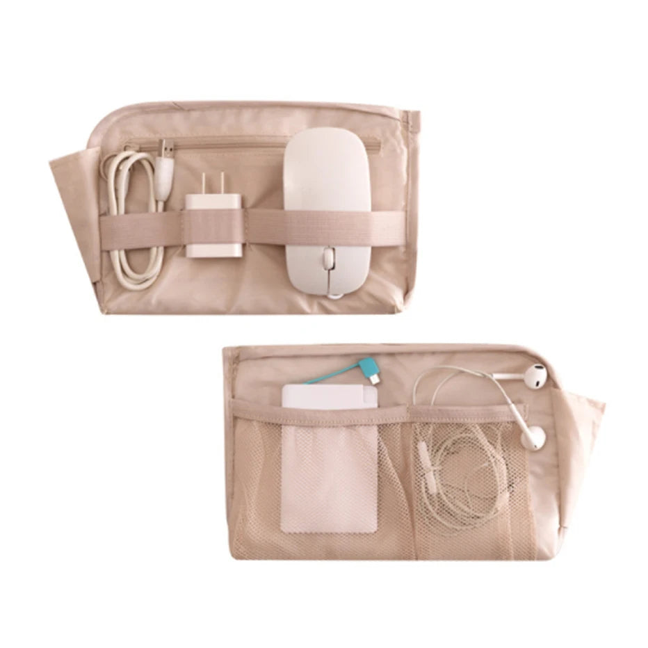 Portable Data Cable Storage Bag: Travel Earphone Wire Organizer Case - Multi-Function Headset Bag for Cables