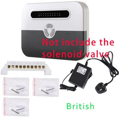 8 Station WiFi Indoor Smart Sprinkler Controller – Remote Irrigation System Control via Phone, Alexa Compatible