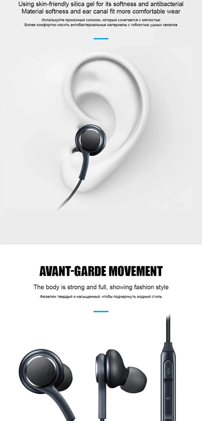 Wired In-Ear Earphones – 3.5mm and USB-C Stereo Headset for Android Smartphones