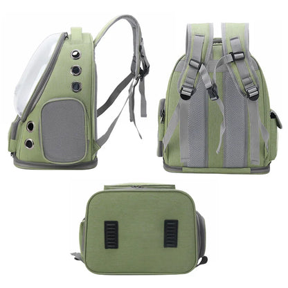 Transparent Pet Cat Carrier Bag - Outdoor Travel Backpack for Cats and Small Dogs, Breathable Carrying Bag, Pet Supplies