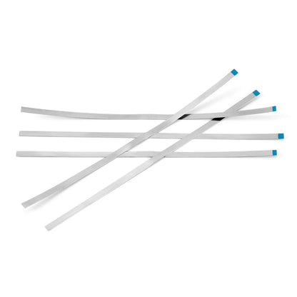 AZDENT Dental Diamond Polishing Strips – 5pc Stainless Steel Orthodontic IPR Fine & Medium Polish