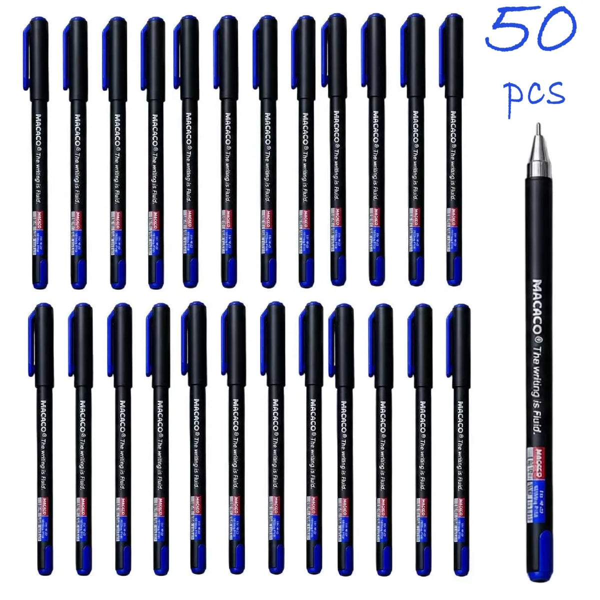 0.7mm Smooth Writing Ballpoint Pens - Gel Ink Office & School Stationery Writing Instruments 5/50pcs