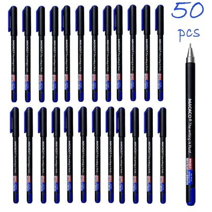 0.7mm Smooth Writing Ballpoint Pens - Gel Ink Office & School Stationery Writing Instruments 5/50pcs