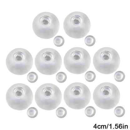 10-Piece Sphere Jewelry Casting Molds - DIY Silicone Ball Molds for Handmade Crafts and Stress Relief Toys