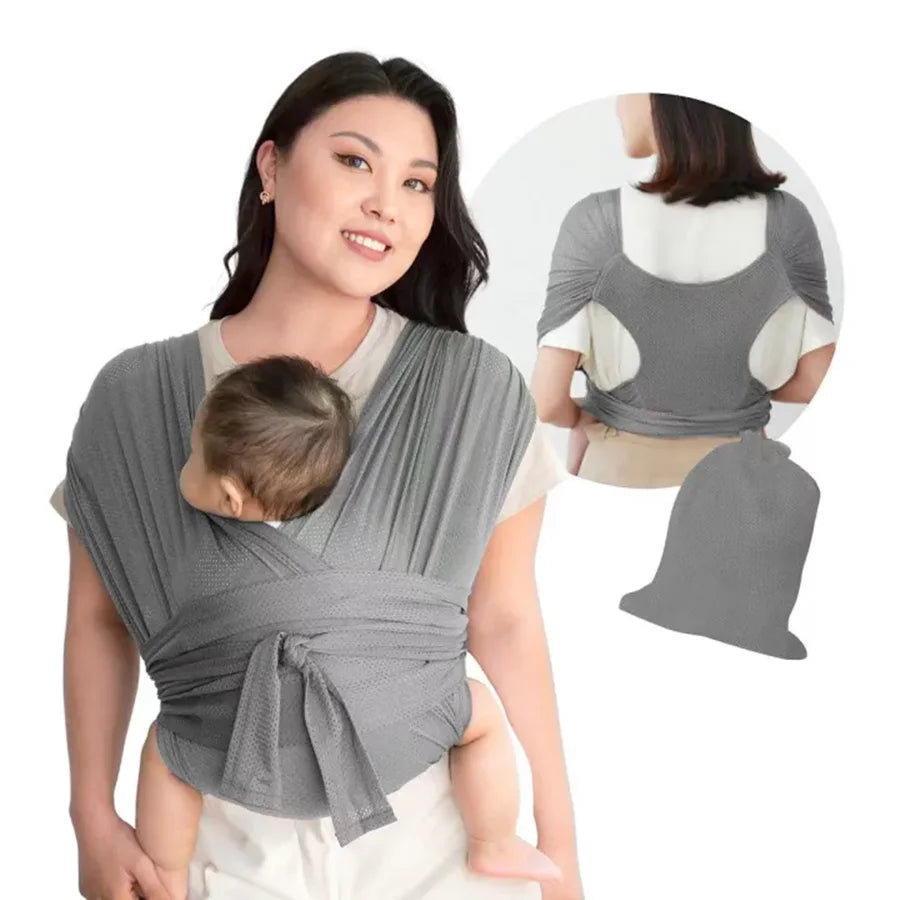 Minimalist X-Shaped Baby Sling - Multifunctional Easy Carry Wrap Towel Carrier for Children