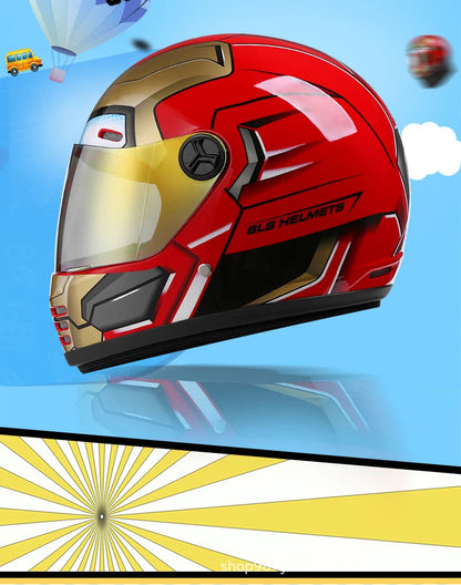 Children's Motorcycle Helmet - Boys & Girls Safety Half Helmet for Summer, Scooter & Bike Accessories for Kids