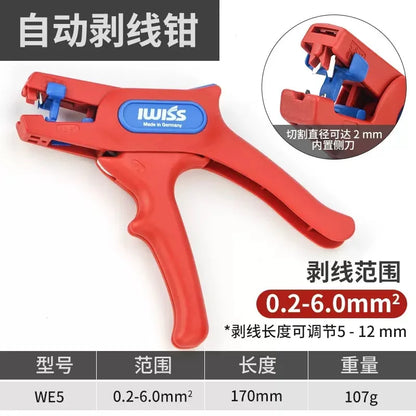 Automatic Wire Stripper Tool - Self-Adjusting Cable Peeler for Electricians