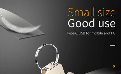DM PD059 USB-C Type-C OTG Flash Drive – 32GB/64GB Pen Drive for Smartphones & USB 3.0