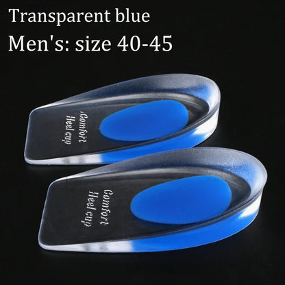 Silicone Heel Gel Pads – Soft Shock Absorbing Insoles for Pain Relief, Sports, and Foot Care