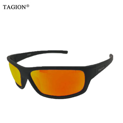 Men's Polarized Sport Sunglasses – UV400 Hiking Glasses with Polaroid Lenses, TG5104 Hipster Style