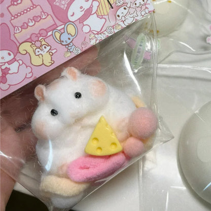 Taba Squishy Hamster Toy - Cute Silicone Mochi Fidget Toy for Stress Relief, Relaxation & Gift Giving