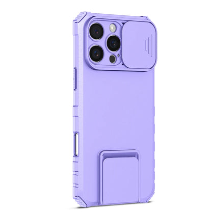 Slide Camera Protection Hard Case – Durable Plastic Phone Cover for iPhone 7 to 16 Series